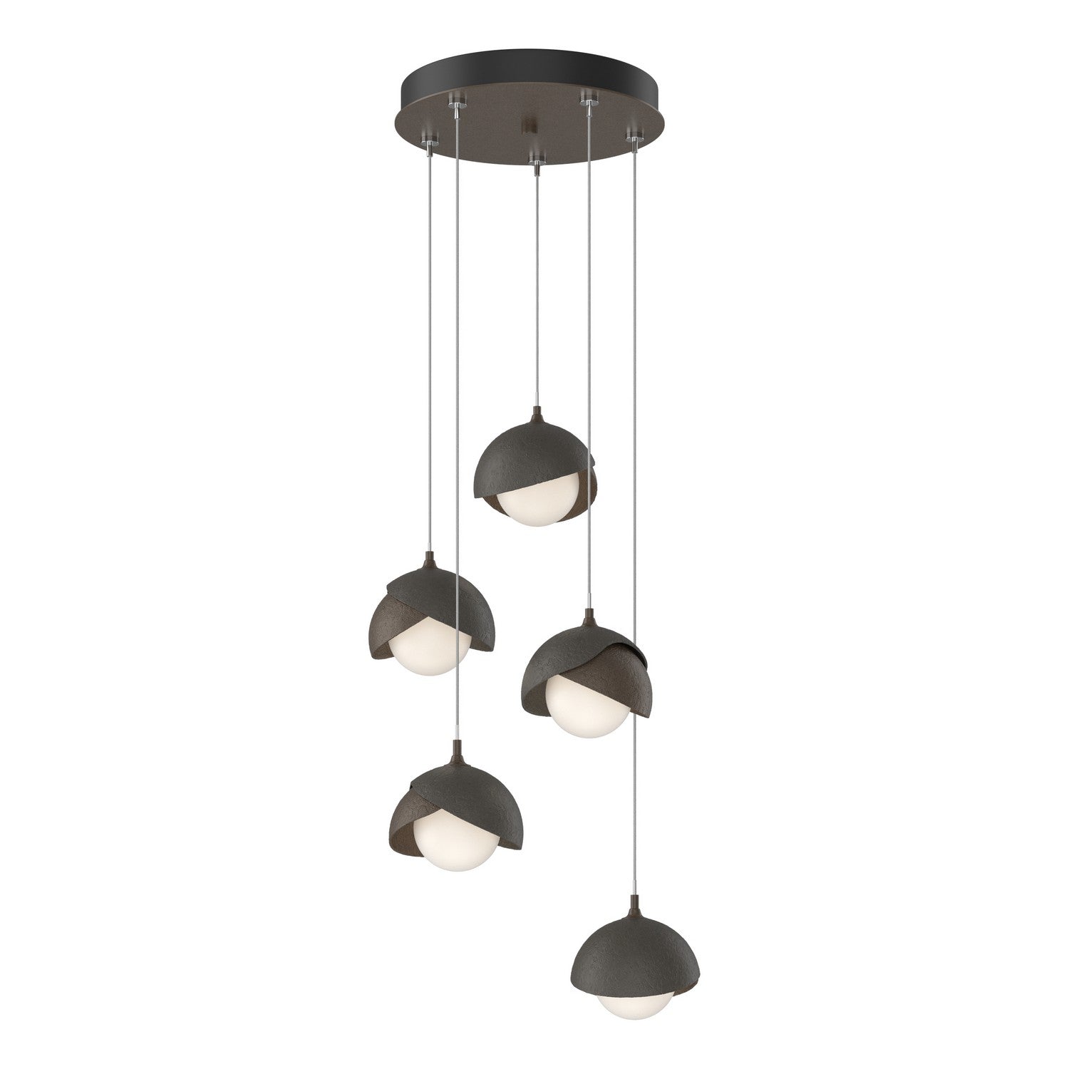 Hubbardton Forge - 131125-SKT-STND-05-07-GG0711 - LED Pendant - Brooklyn - Bronze