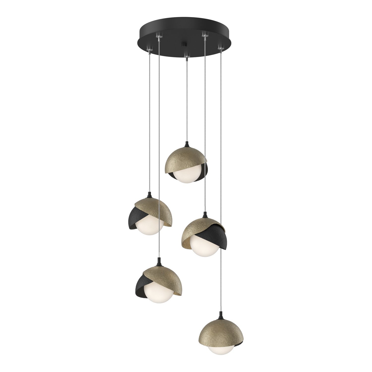 Hubbardton Forge - 131125-SKT-STND-10-84-GG0711 - LED Pendant - Brooklyn - Black