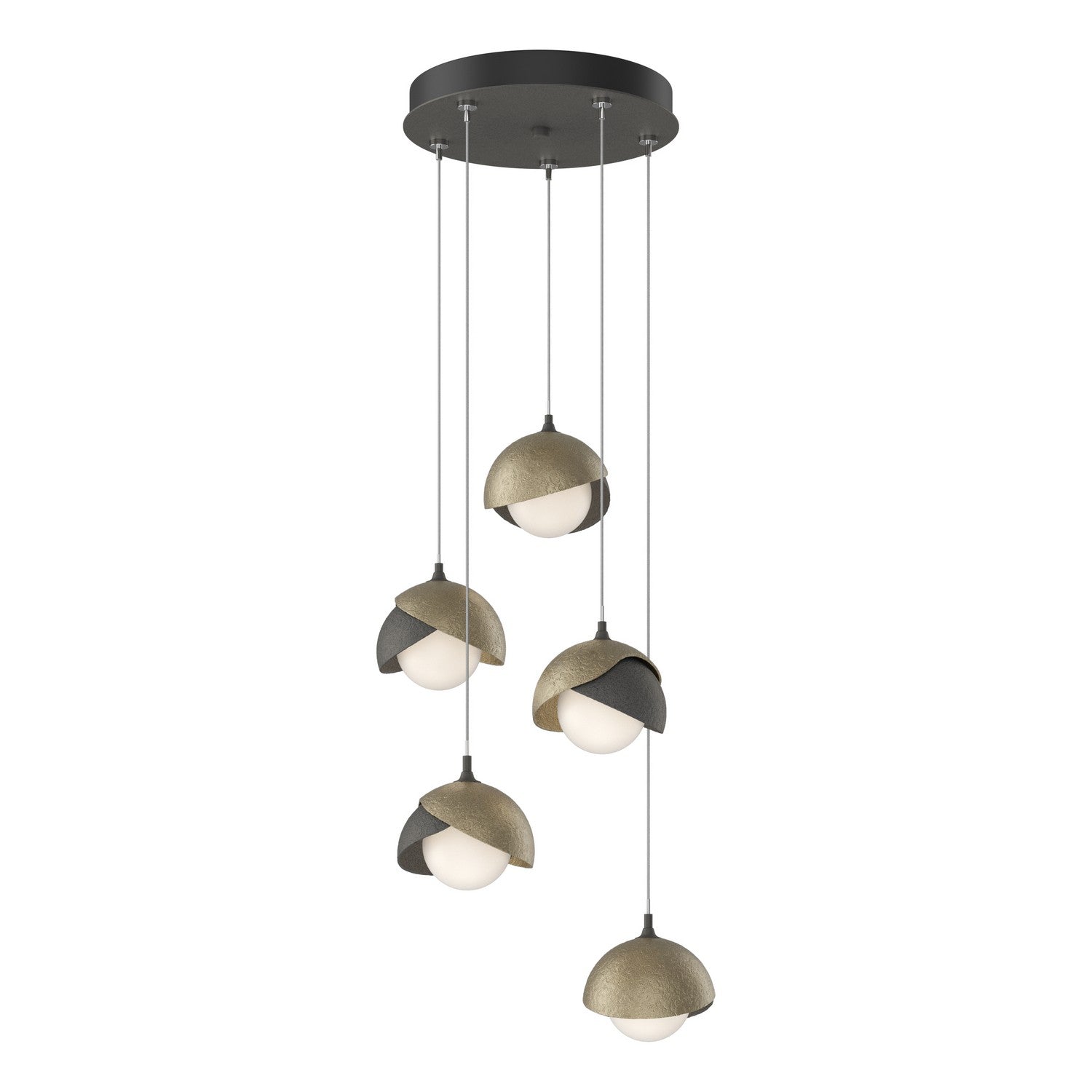 Hubbardton Forge - 131125-SKT-STND-20-84-GG0711 - LED Pendant - Brooklyn - Natural Iron