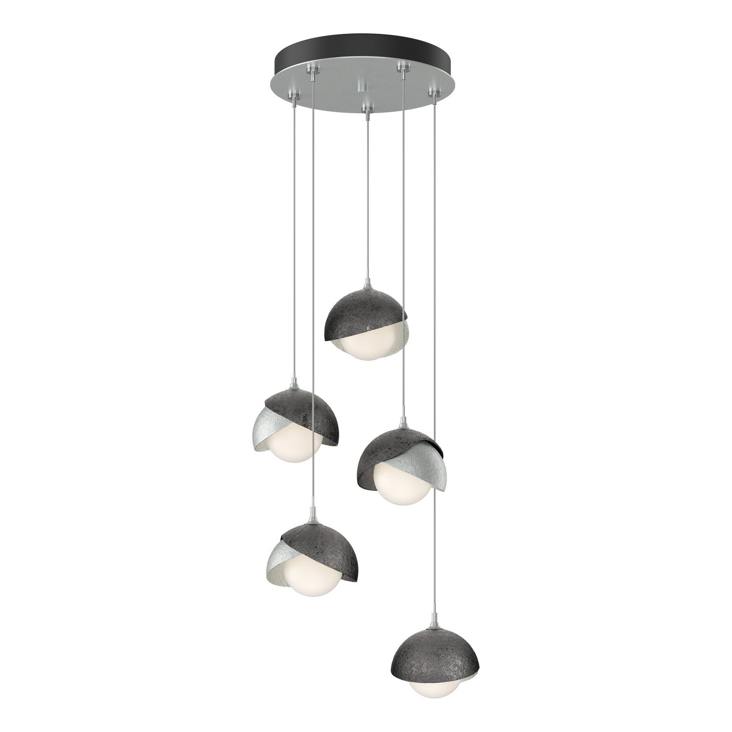 Hubbardton Forge - 131125-SKT-STND-82-89-GG0711 - LED Pendant - Brooklyn - Vintage Platinum