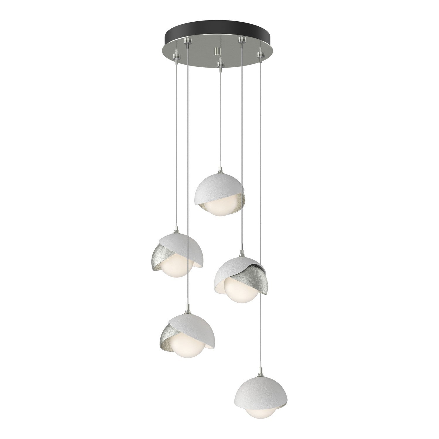 Hubbardton Forge - 131125-SKT-STND-85-02-GG0711 - LED Pendant - Brooklyn - Sterling