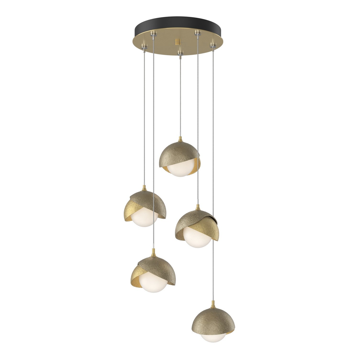 Hubbardton Forge - 131125-SKT-STND-86-84-GG0711 - LED Pendant - Brooklyn - Modern Brass