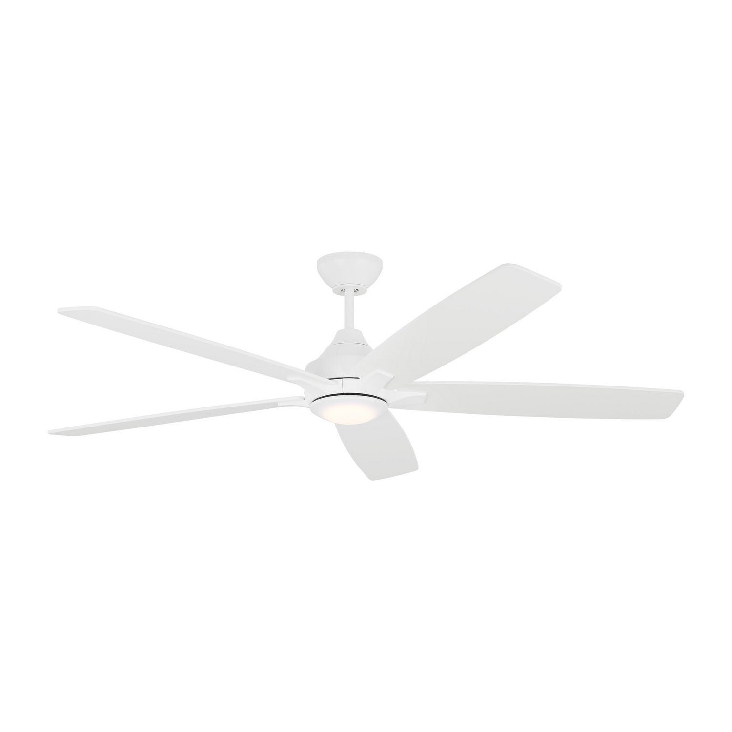 Generation Lighting - 5LWDSM60RZWD - 60" Ceiling Fan - Lowden - Matte White