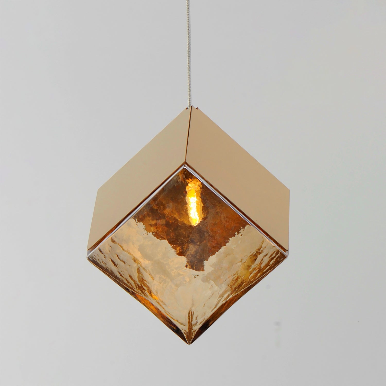 ET2 - E24681-26FG - LED Pendant - Ice Cube - French Gold