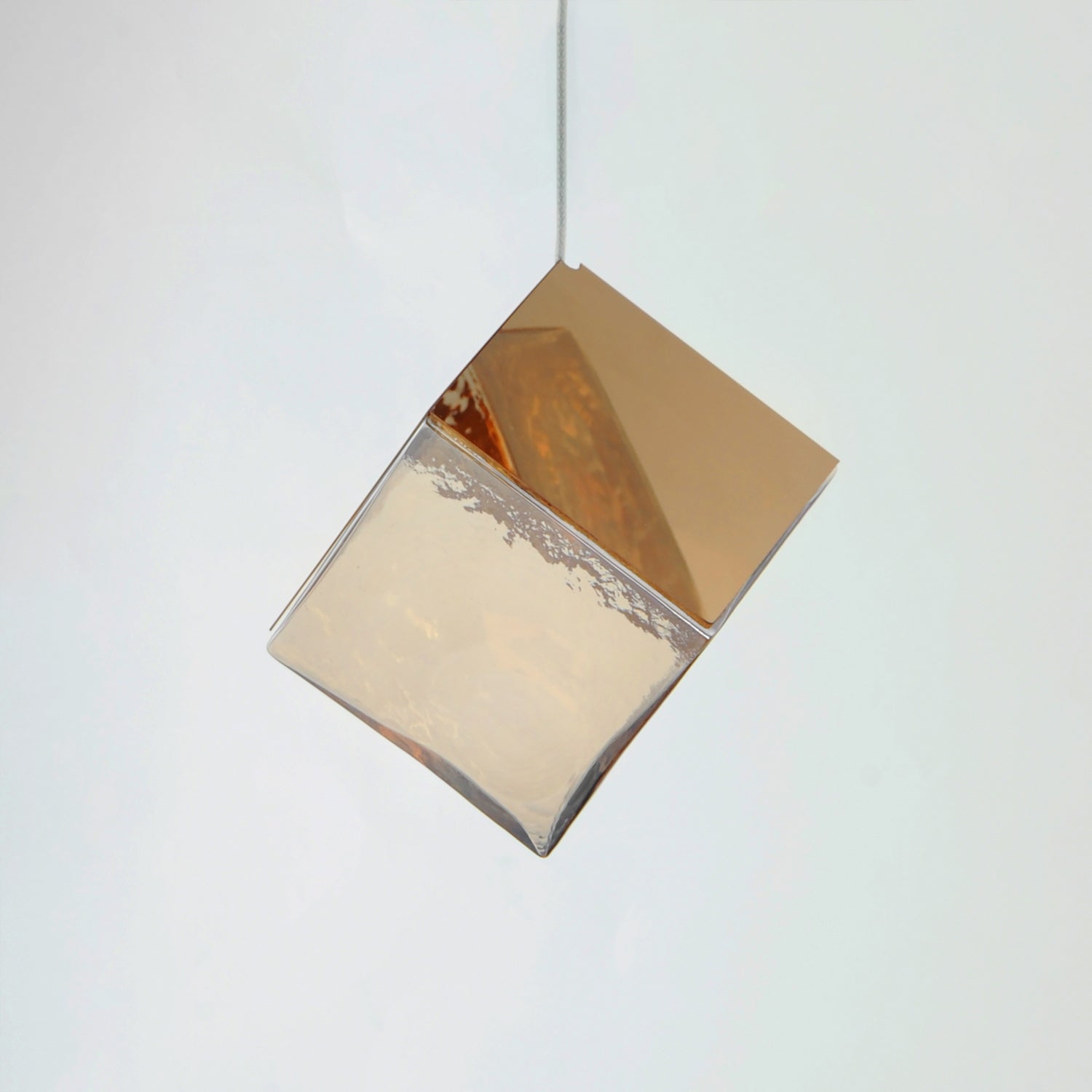 ET2 - E24681-26FG - LED Pendant - Ice Cube - French Gold