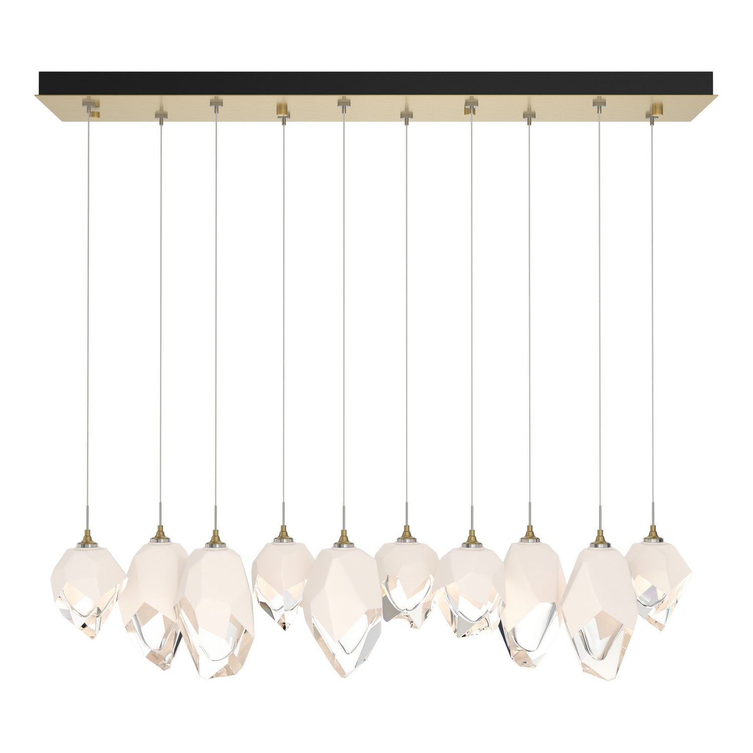 Hubbardton Forge - 131145-SKT-STND-86-WP0756 - LED Pendant - Chrysalis - Modern Brass