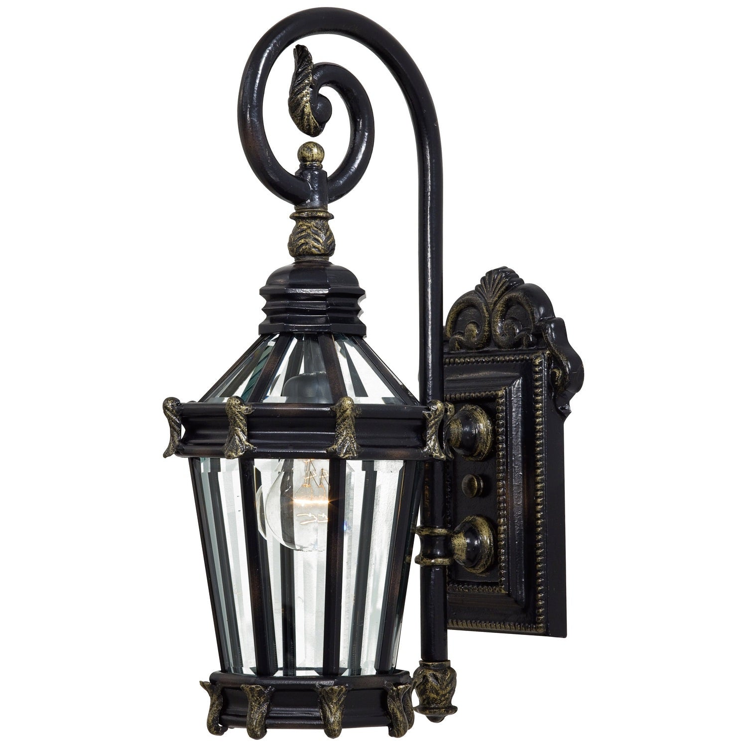 Minka-Lavery - 8930-95 - One Light Wall Mount - Stratford Hall - Heritage W/ Gold Highlights