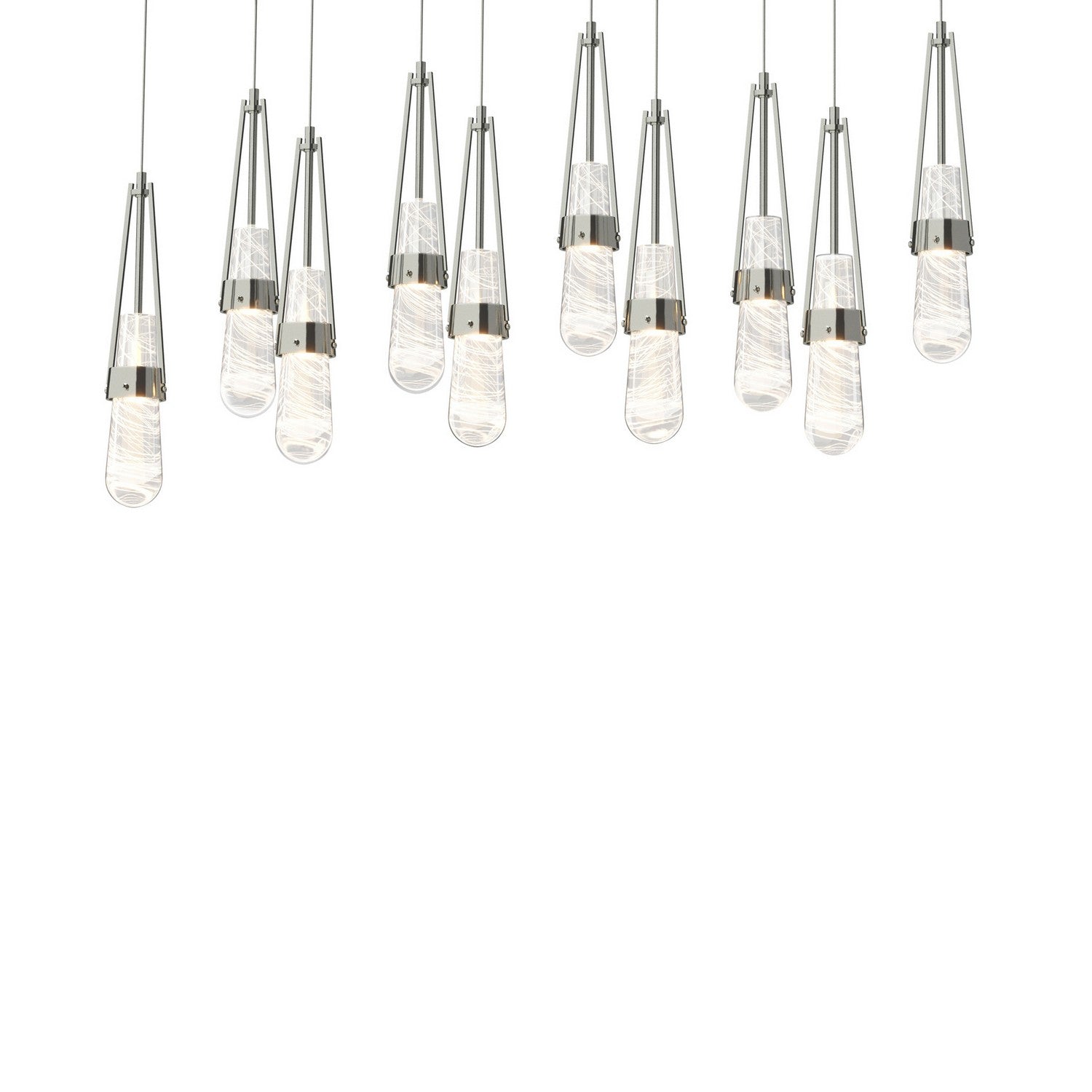 Hubbardton Forge - 131200-SKT-LONG-85-YJ0434 - LED Pendant - Link - Sterling