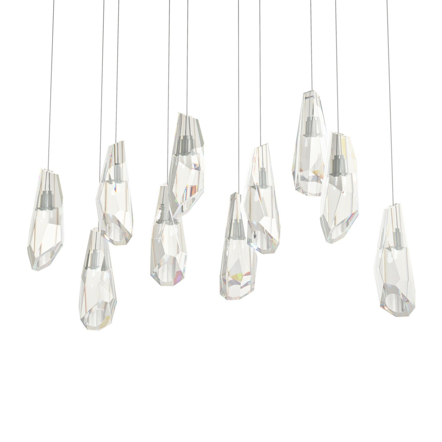 Hubbardton Forge - 131201-SKT-LONG-82-CR - LED Pendant - Luma - Vintage Platinum