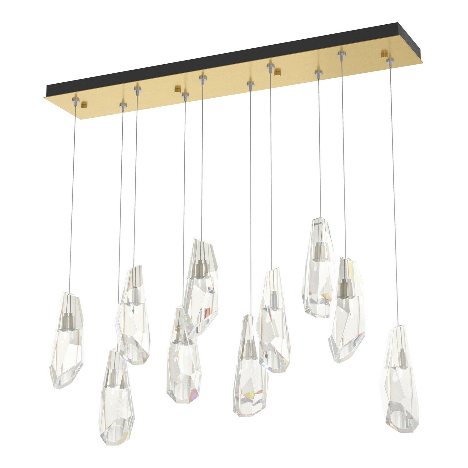 Hubbardton Forge - 131201-SKT-STND-86-CR - LED Pendant - Luma - Modern Brass