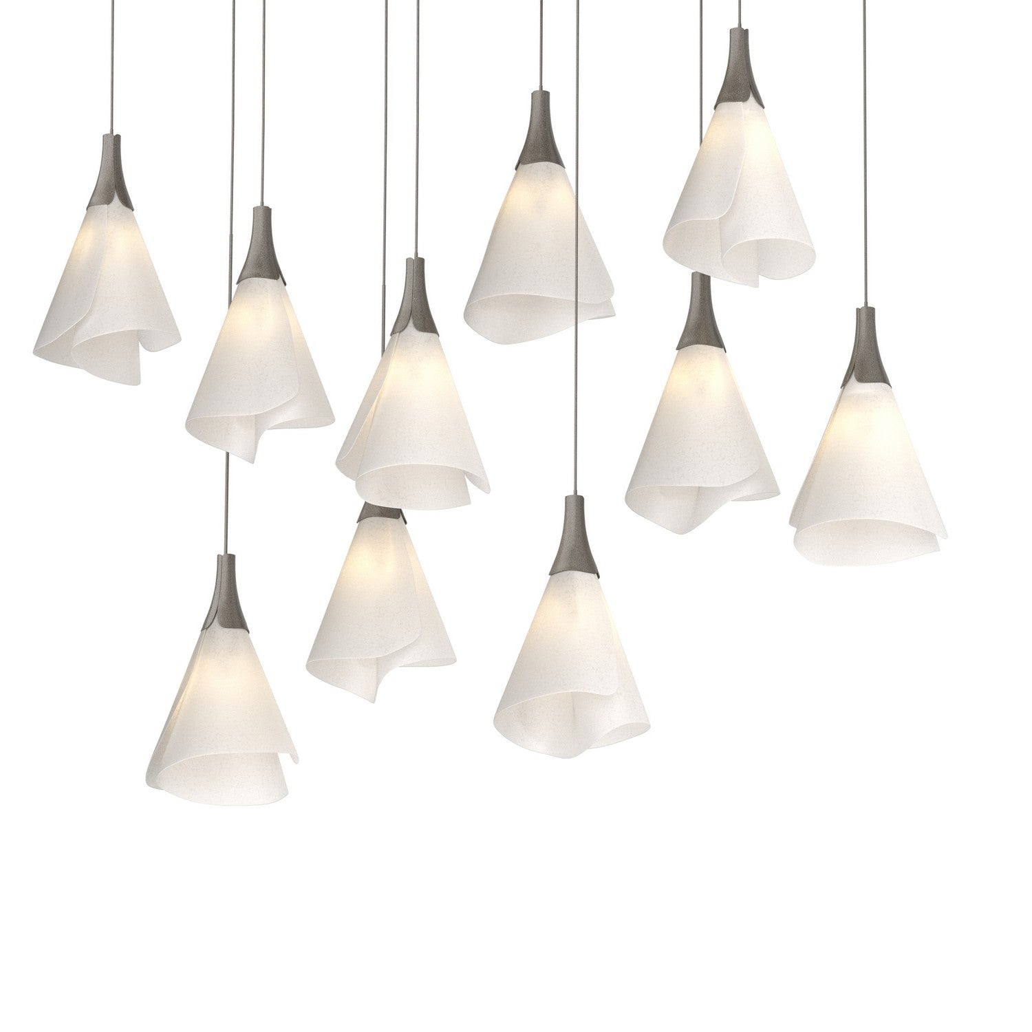 Hubbardton Forge - 131202-SKT-LONG-07-SH1987 - LED Pendant - Mobius - Dark Smoke