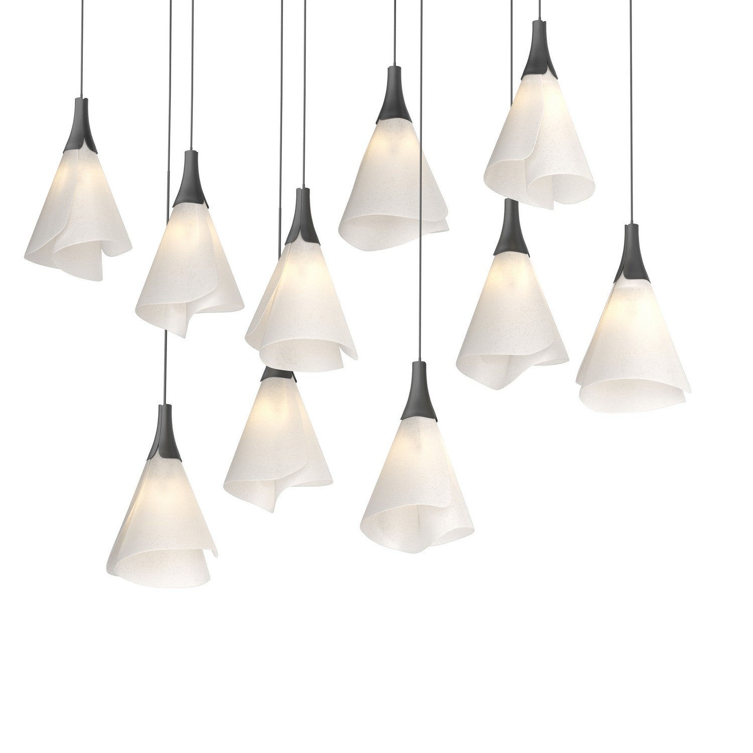 Hubbardton Forge - 131202-SKT-LONG-10-SH1987 - LED Pendant - Mobius - Black