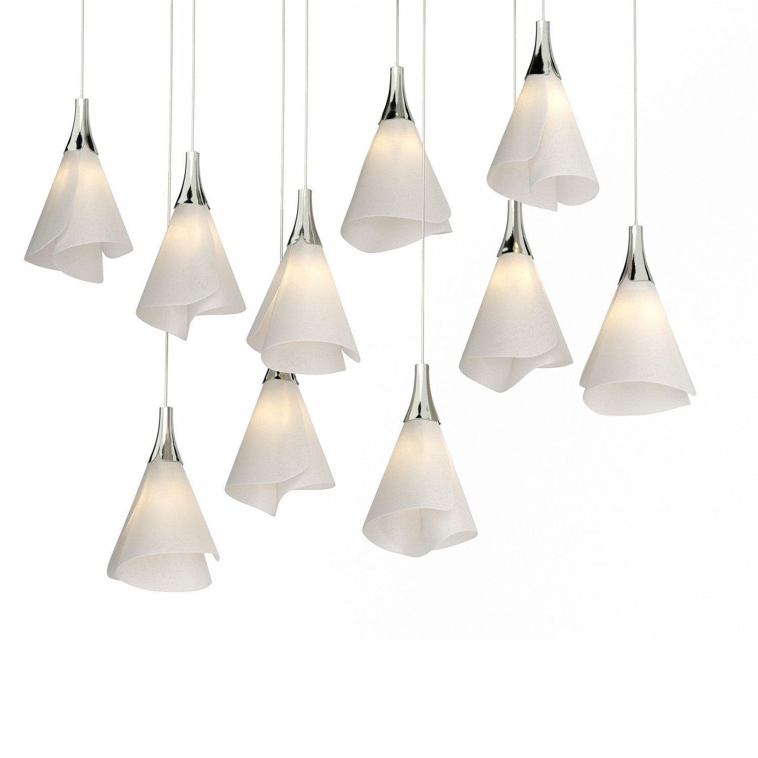 Hubbardton Forge - 131202-SKT-LONG-85-SH1987 - LED Pendant - Mobius - Sterling