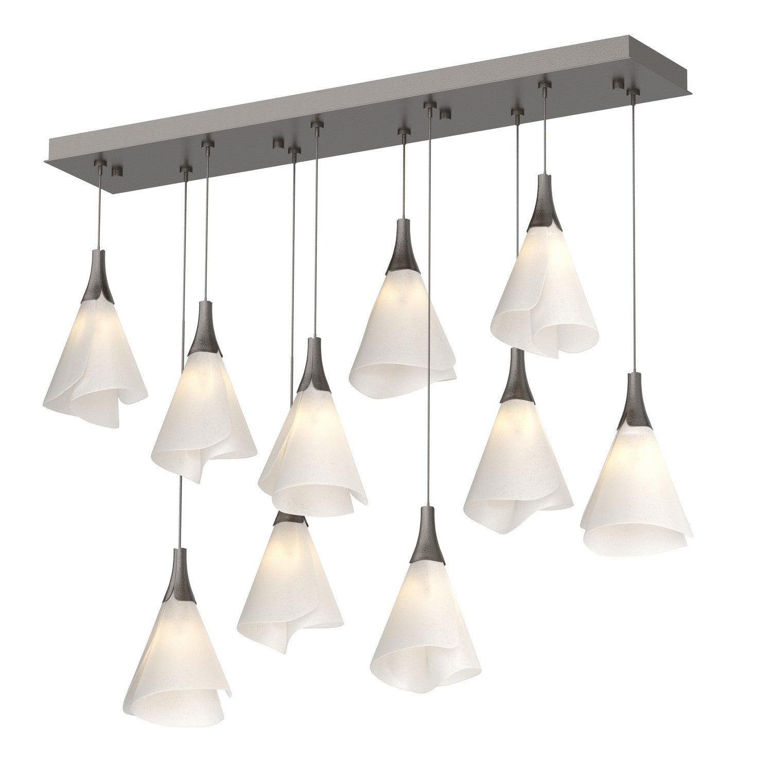 Hubbardton Forge - 131202-SKT-STND-14-SH1987 - LED Pendant - Mobius - Oil Rubbed Bronze