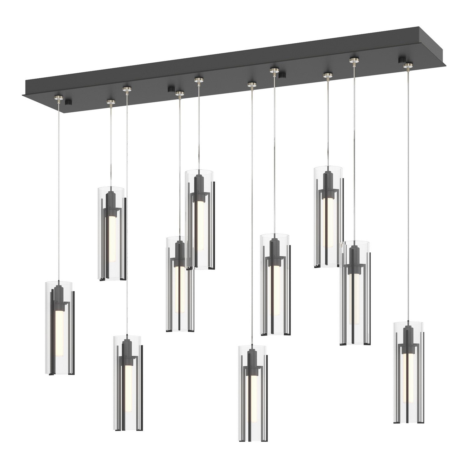 Hubbardton Forge - 131204-SKT-STND-10-ZM0065 - LED Pendant - Exos Glass - Black