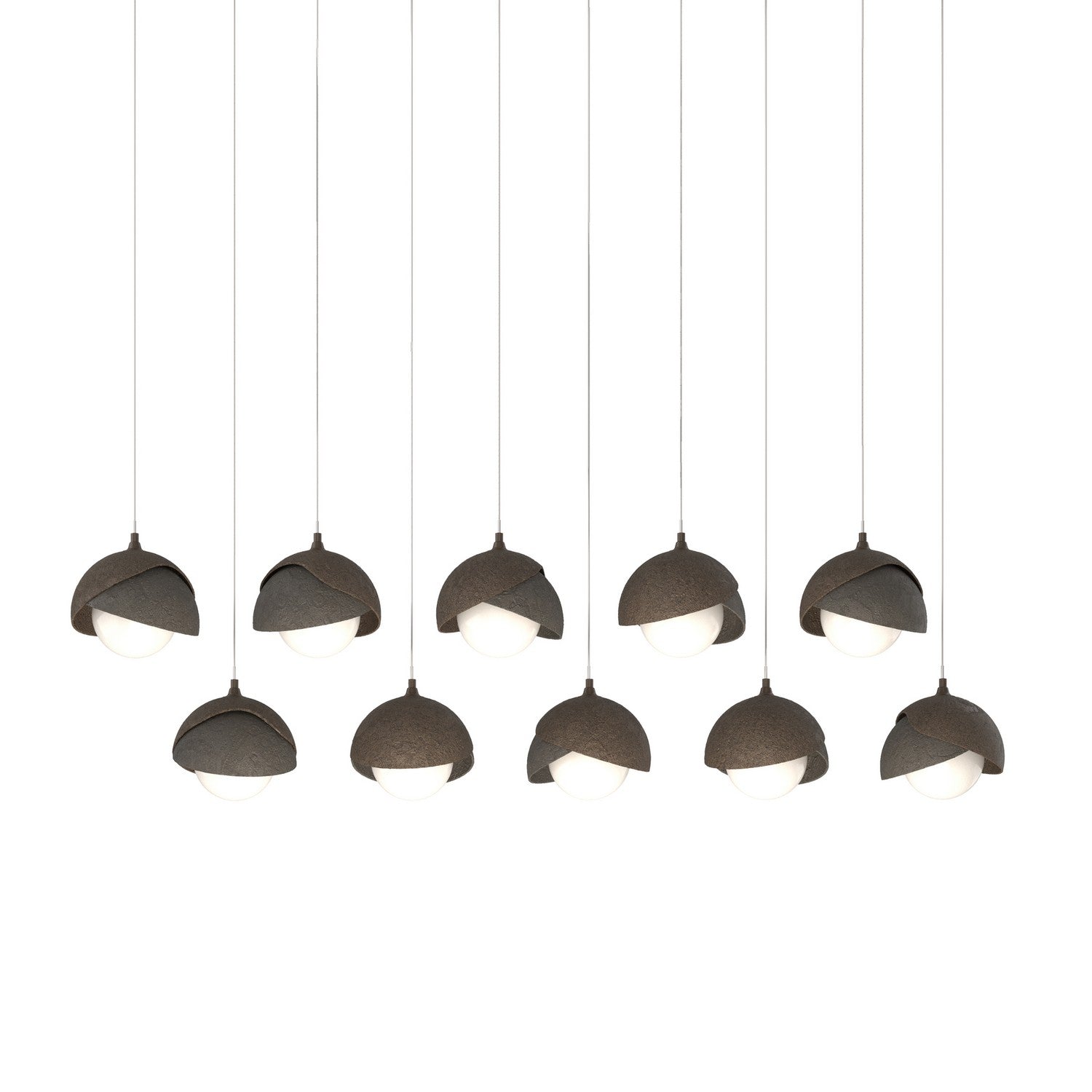 Hubbardton Forge - 131205-SKT-LONG-05-07-GG0711 - LED Pendant - Brooklyn - Bronze