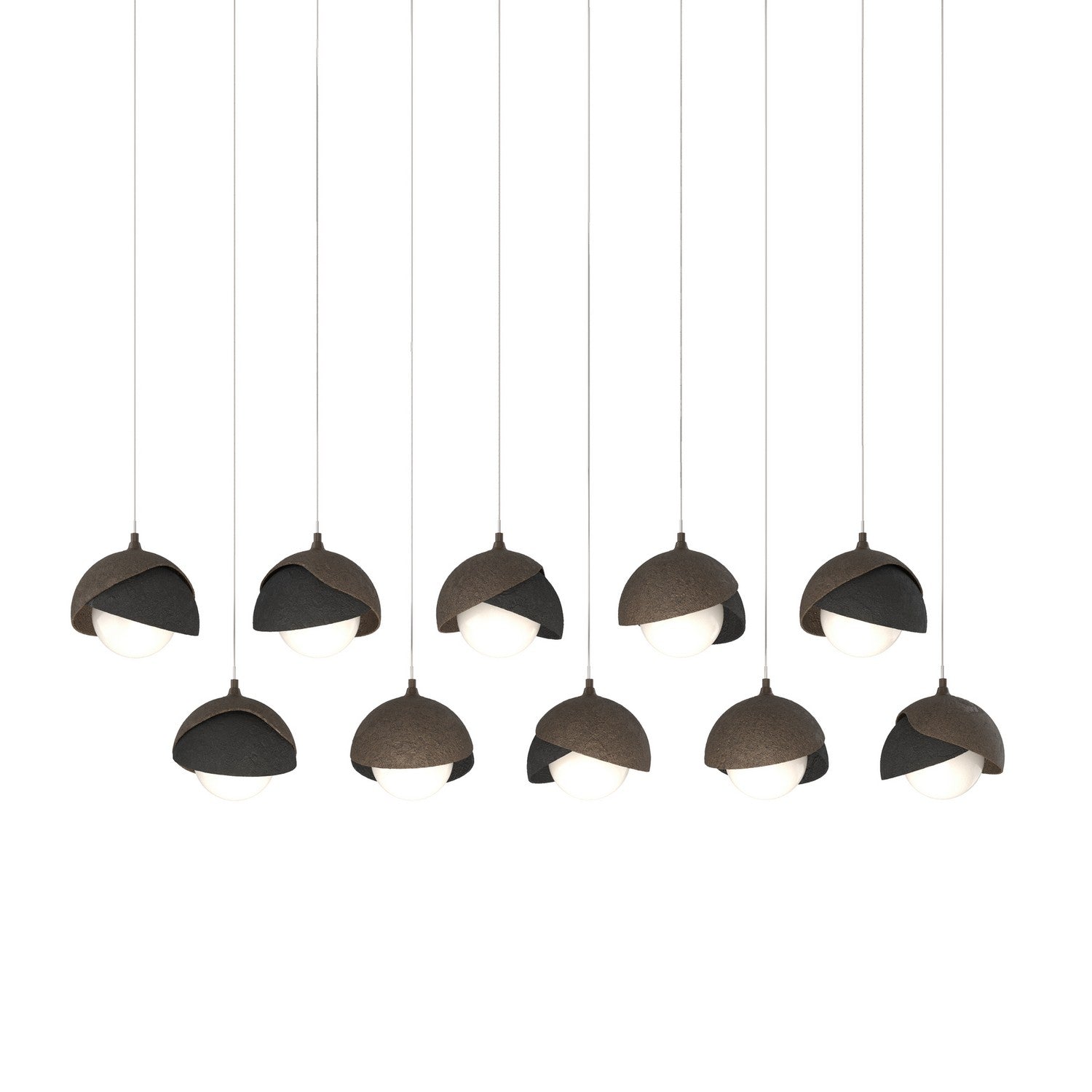 Hubbardton Forge - 131205-SKT-LONG-05-10-GG0711 - LED Pendant - Brooklyn - Bronze