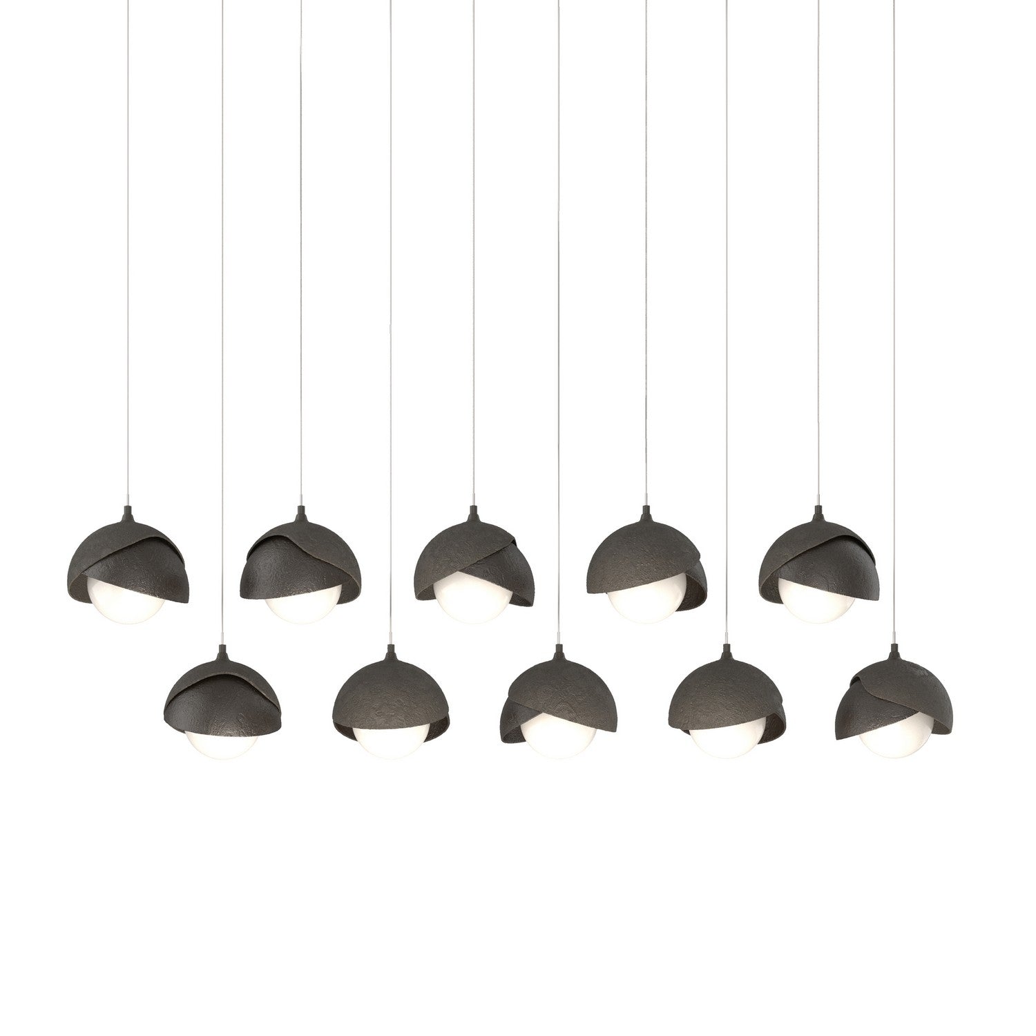 Hubbardton Forge - 131205-SKT-LONG-07-14-GG0711 - LED Pendant - Brooklyn - Dark Smoke