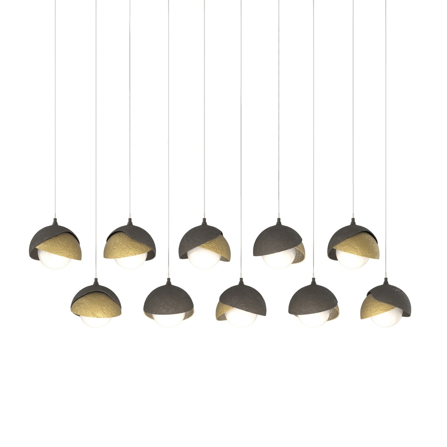 Hubbardton Forge - 131205-SKT-LONG-07-86-GG0711 - LED Pendant - Brooklyn - Dark Smoke