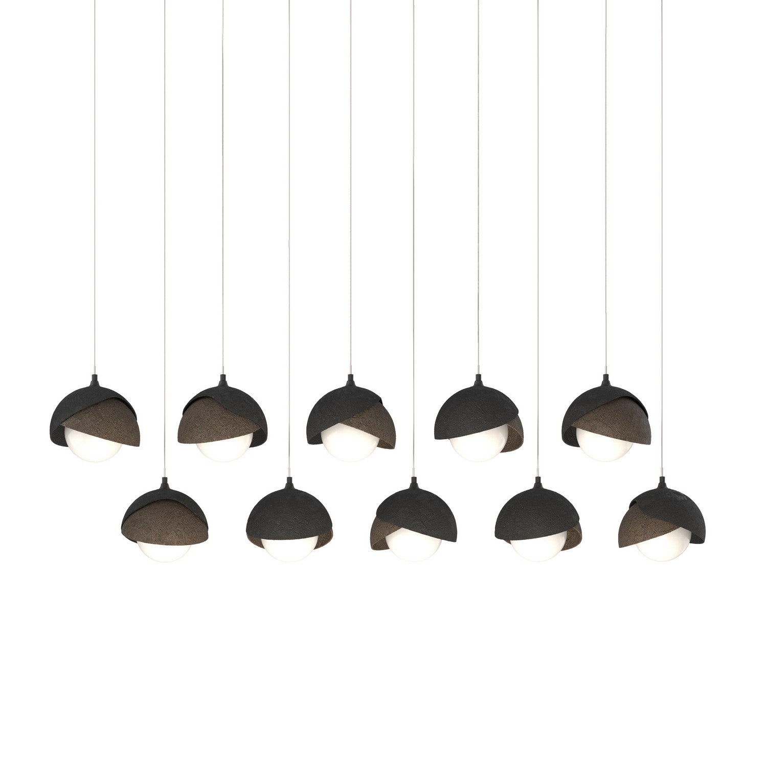 Hubbardton Forge - 131205-SKT-LONG-10-05-GG0711 - LED Pendant - Brooklyn - Black