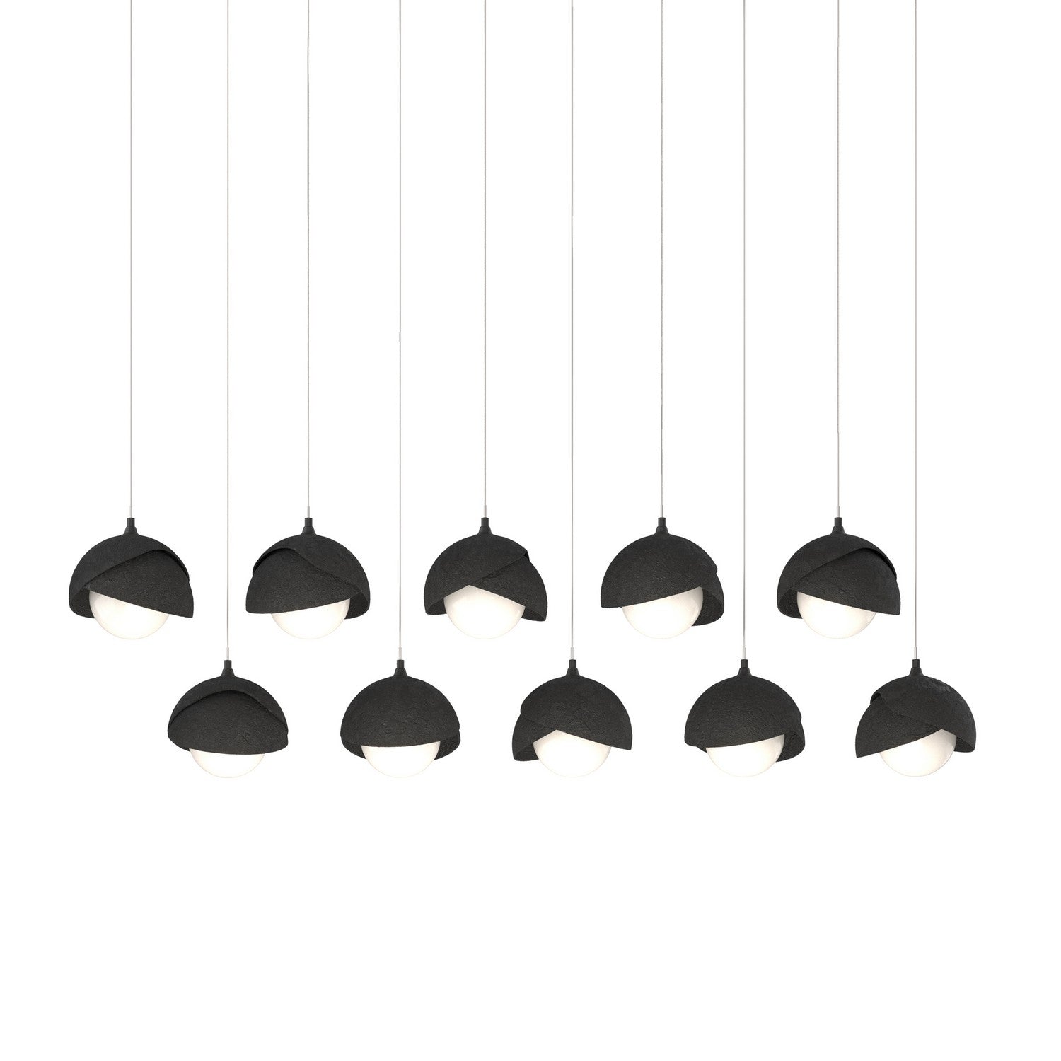 Hubbardton Forge - 131205-SKT-LONG-10-10-GG0711 - LED Pendant - Brooklyn - Black