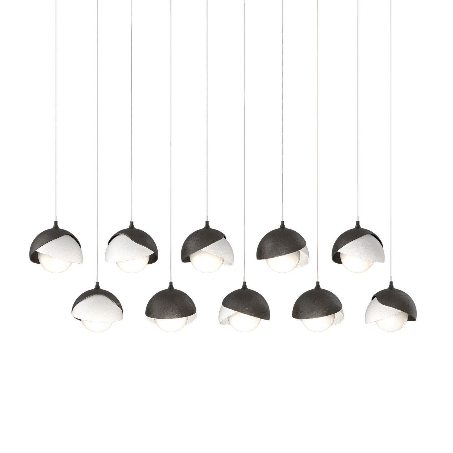 Hubbardton Forge - 131205-SKT-LONG-14-02-GG0711 - LED Pendant - Brooklyn - Oil Rubbed Bronze