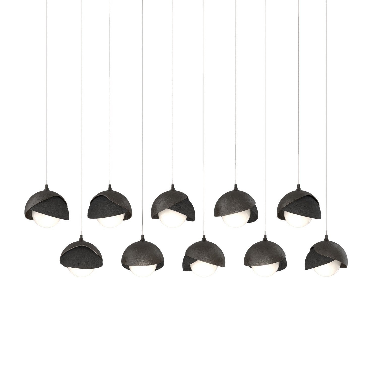 Hubbardton Forge - 131205-SKT-LONG-14-10-GG0711 - LED Pendant - Brooklyn - Oil Rubbed Bronze