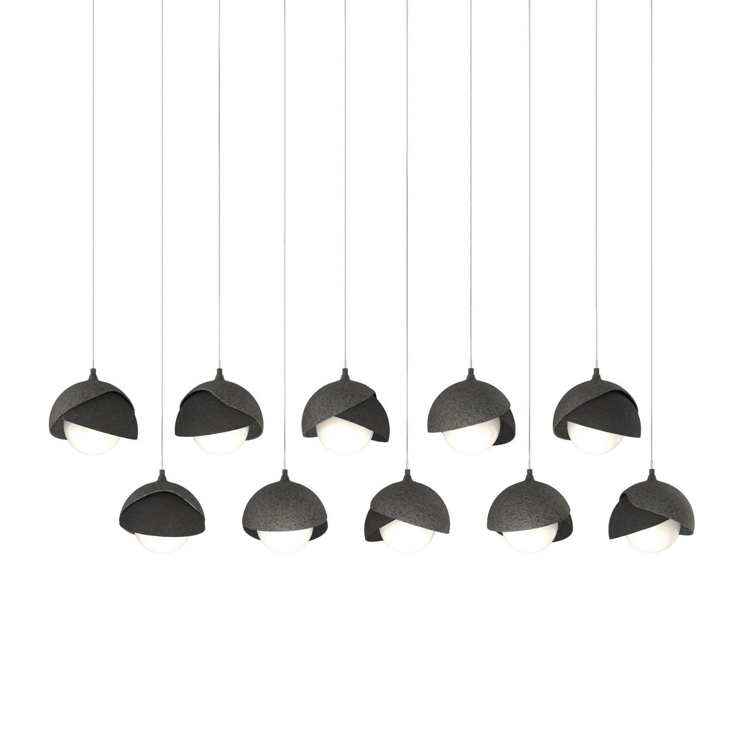 Hubbardton Forge - 131205-SKT-LONG-20-10-GG0711 - LED Pendant - Brooklyn - Natural Iron