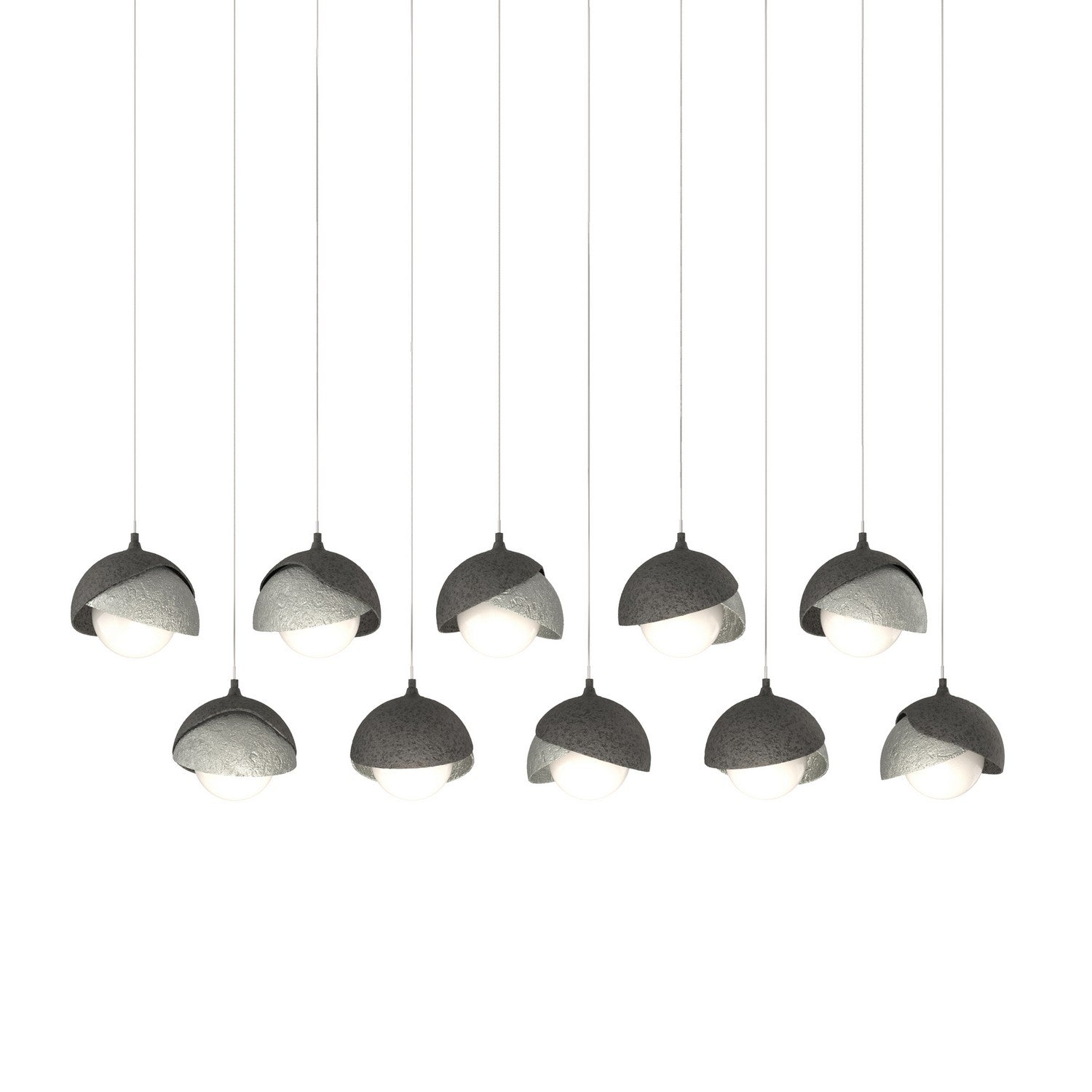 Hubbardton Forge - 131205-SKT-LONG-20-85-GG0711 - LED Pendant - Brooklyn - Natural Iron