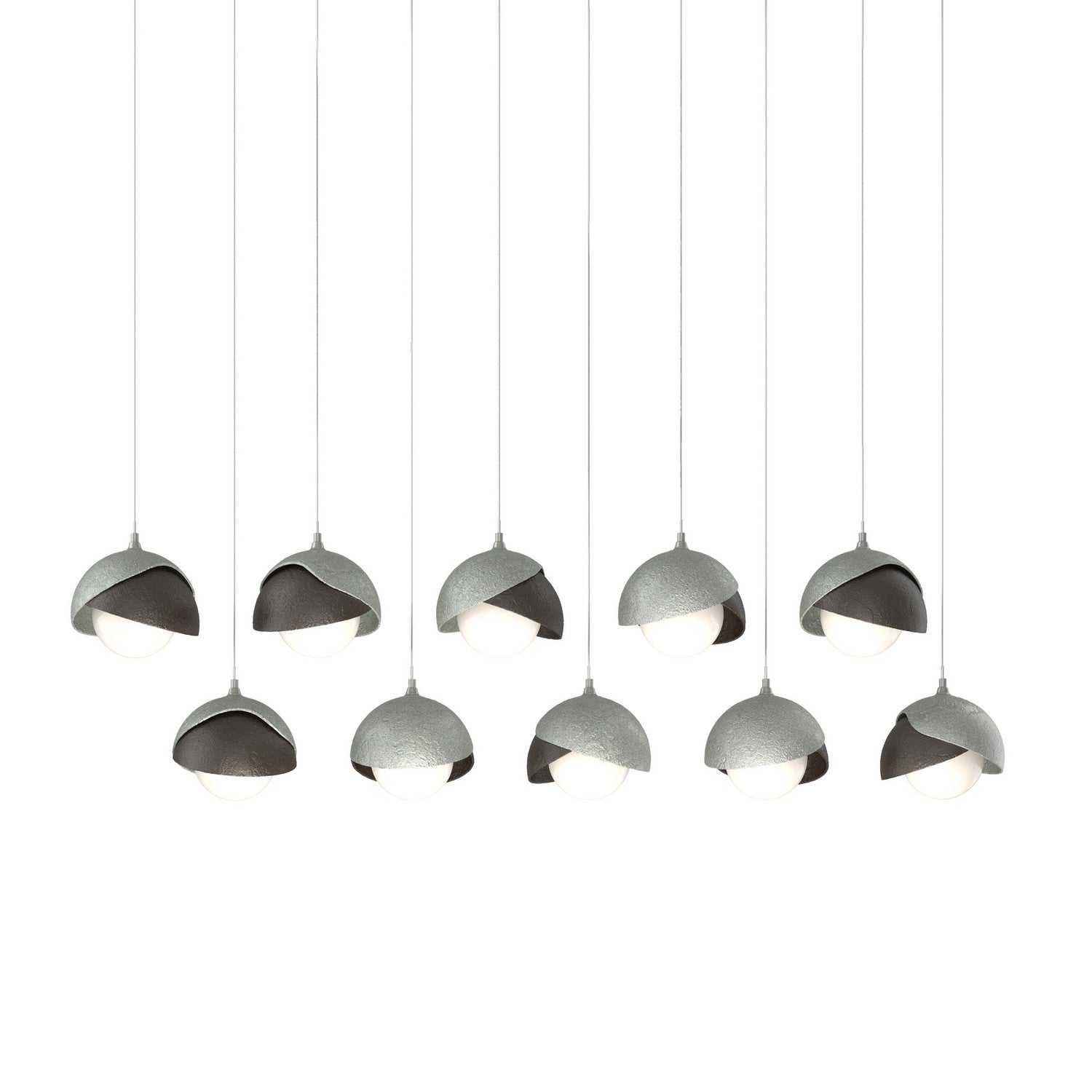 Hubbardton Forge - 131205-SKT-LONG-82-14-GG0711 - LED Pendant - Brooklyn - Vintage Platinum