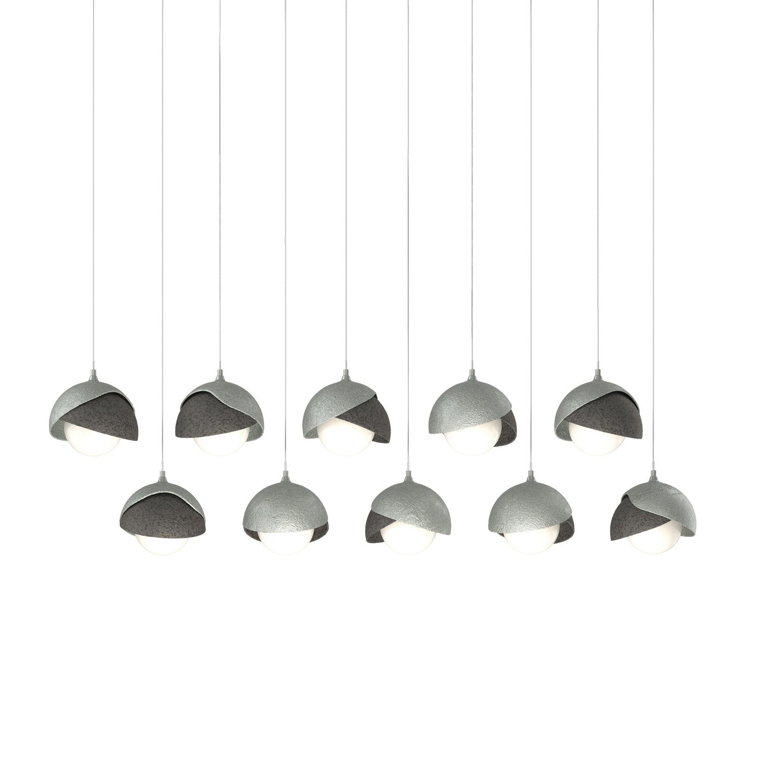Hubbardton Forge - 131205-SKT-LONG-82-20-GG0711 - LED Pendant - Brooklyn - Vintage Platinum