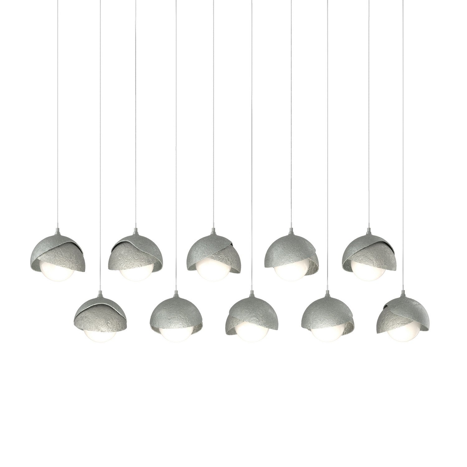 Hubbardton Forge - 131205-SKT-LONG-82-85-GG0711 - LED Pendant - Brooklyn - Vintage Platinum