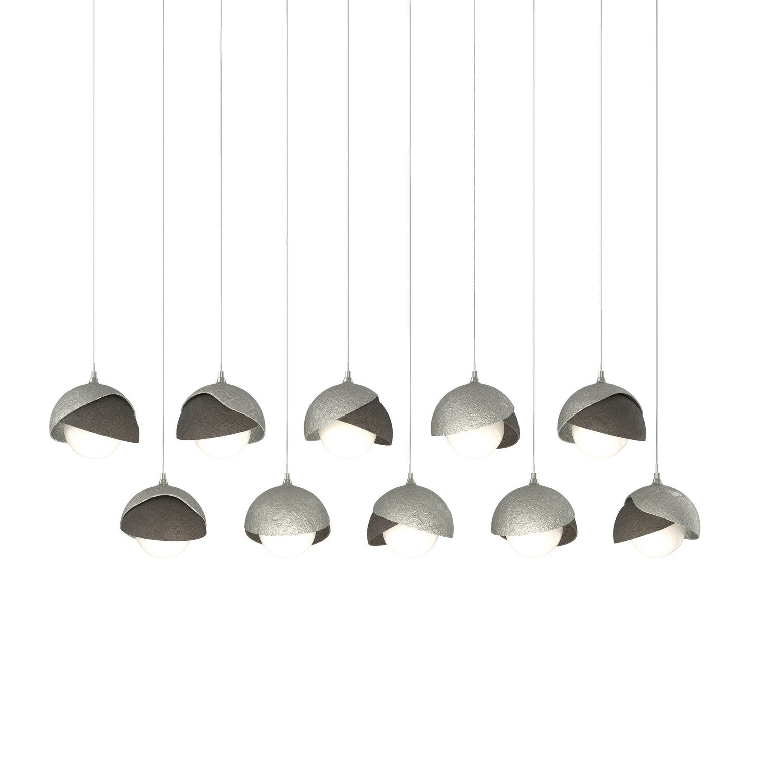 Hubbardton Forge - 131205-SKT-LONG-85-07-GG0711 - LED Pendant - Brooklyn - Sterling