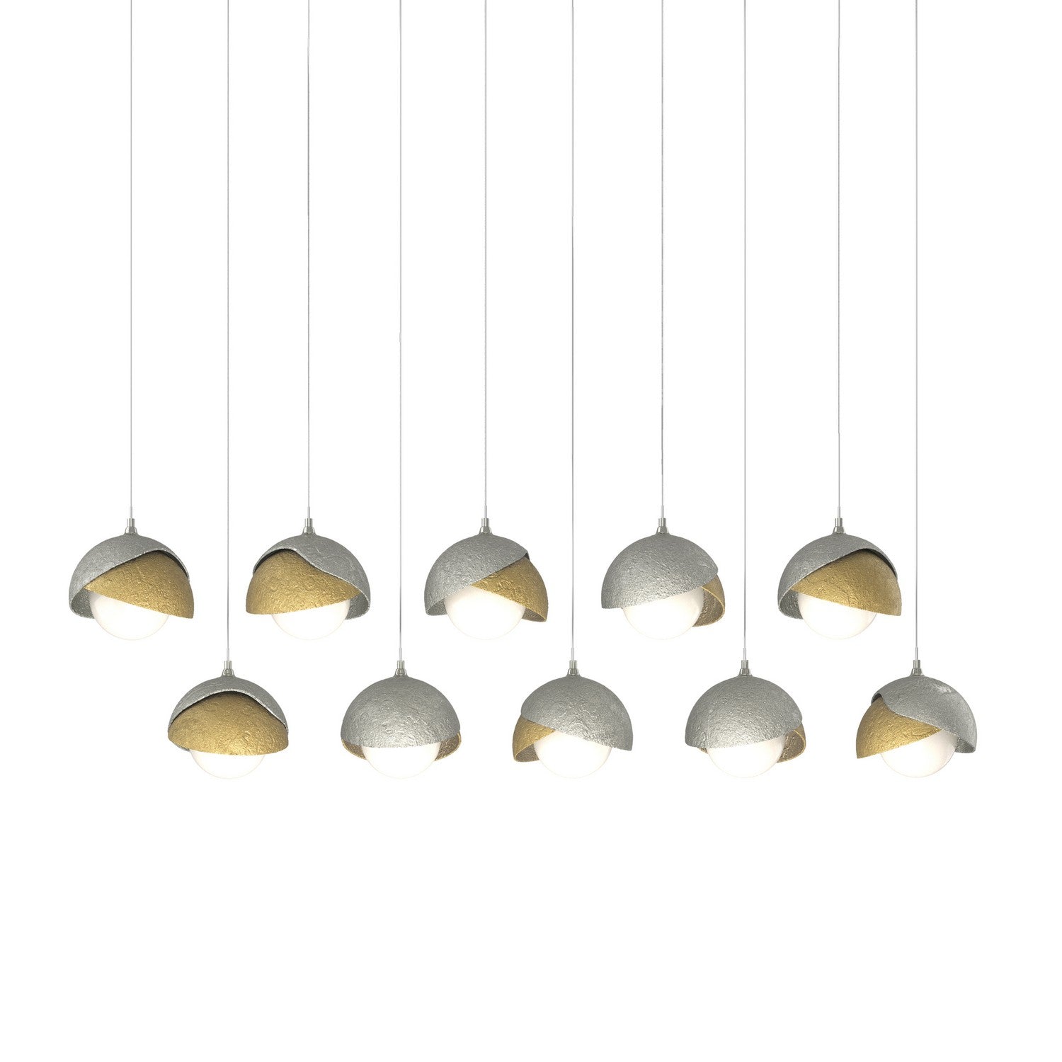 Hubbardton Forge - 131205-SKT-LONG-85-86-GG0711 - LED Pendant - Brooklyn - Sterling
