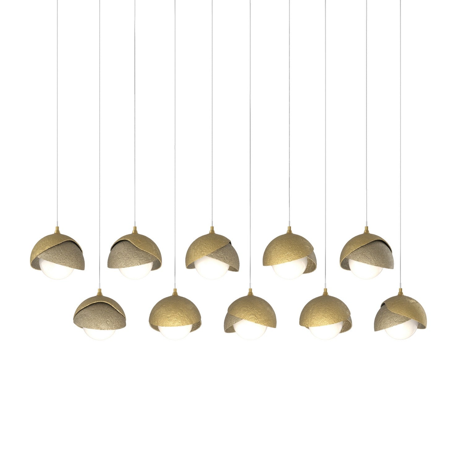 Hubbardton Forge - 131205-SKT-LONG-86-84-GG0711 - LED Pendant - Brooklyn - Modern Brass