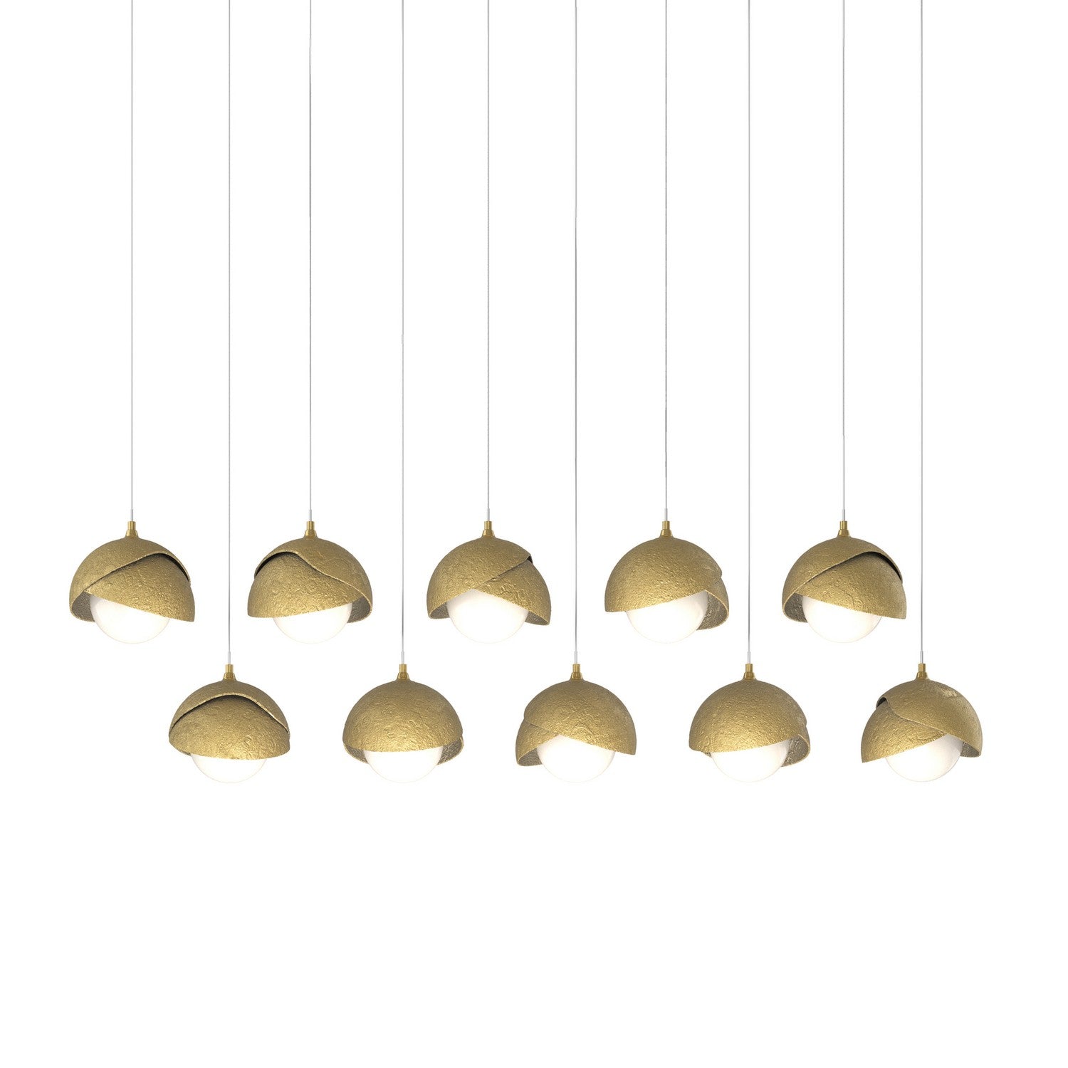 Hubbardton Forge - 131205-SKT-LONG-86-86-GG0711 - LED Pendant - Brooklyn - Modern Brass