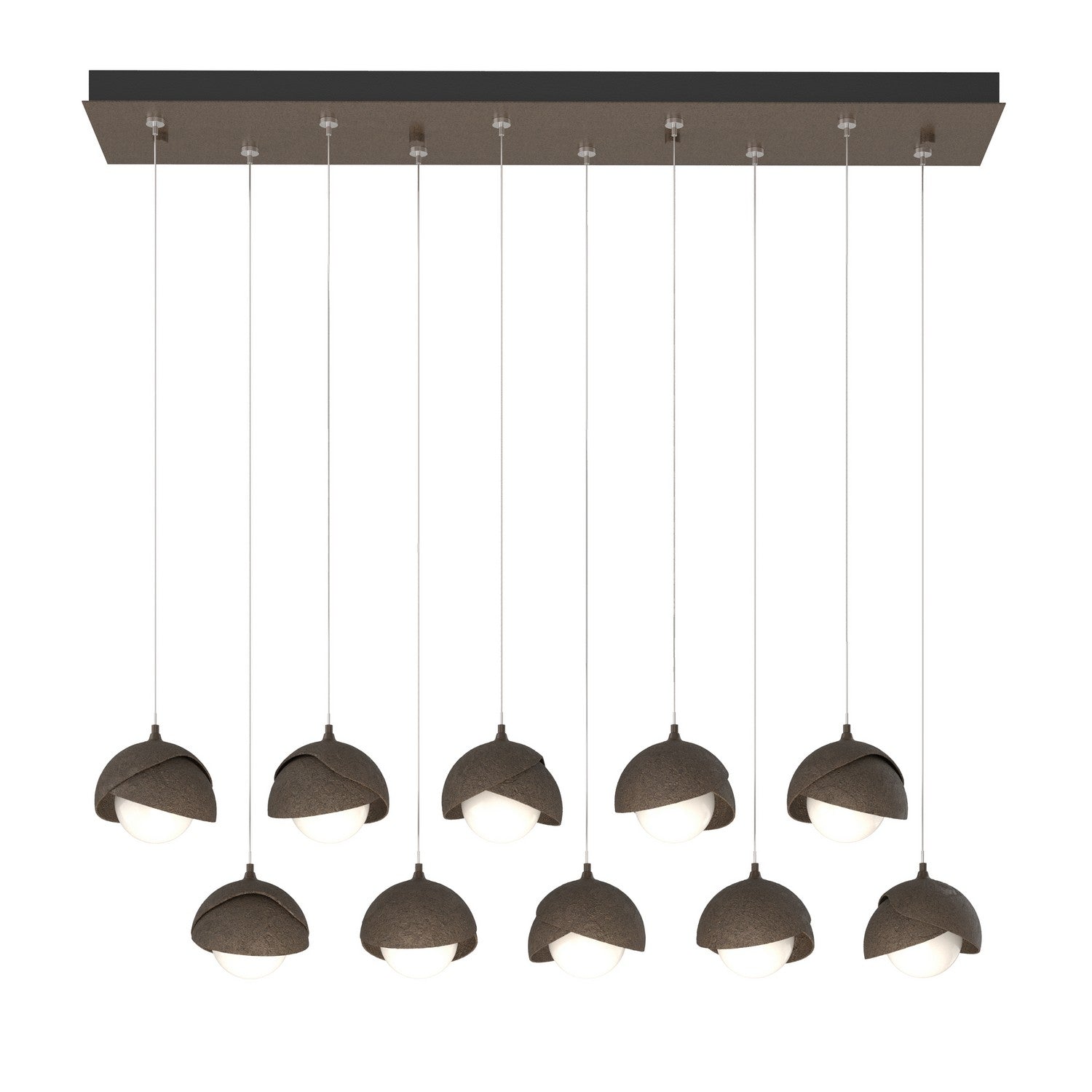 Hubbardton Forge - 131205-SKT-STND-05-05-GG0711 - LED Pendant - Brooklyn - Bronze