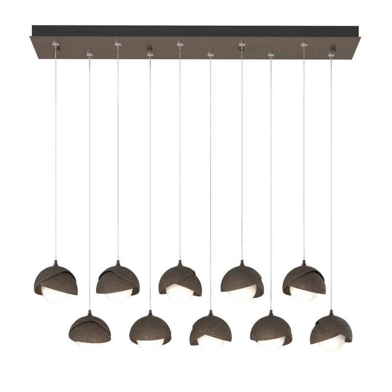 Hubbardton Forge - 131205-SKT-STND-05-05-GG0711 - LED Pendant - Brooklyn - Bronze