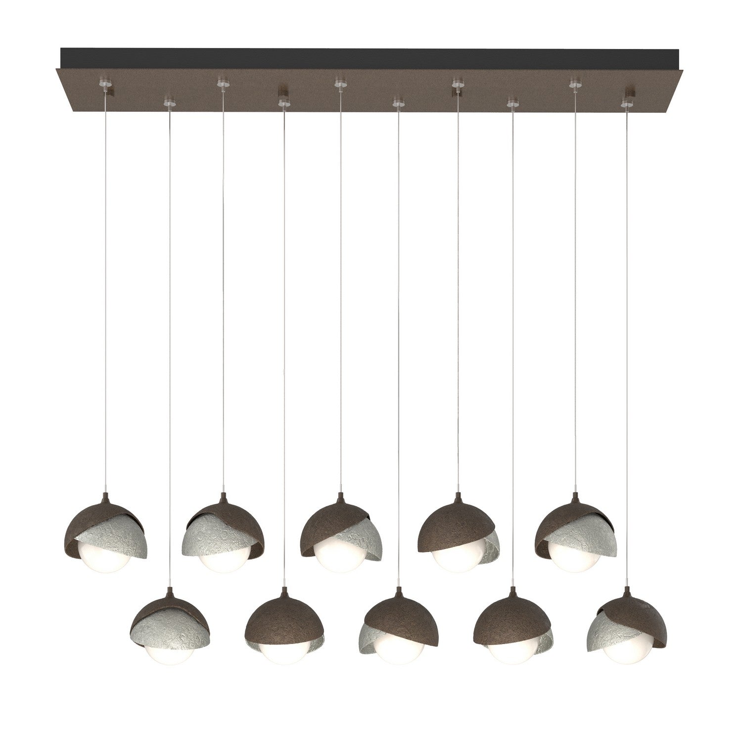 Hubbardton Forge - 131205-SKT-STND-05-85-GG0711 - LED Pendant - Brooklyn - Bronze