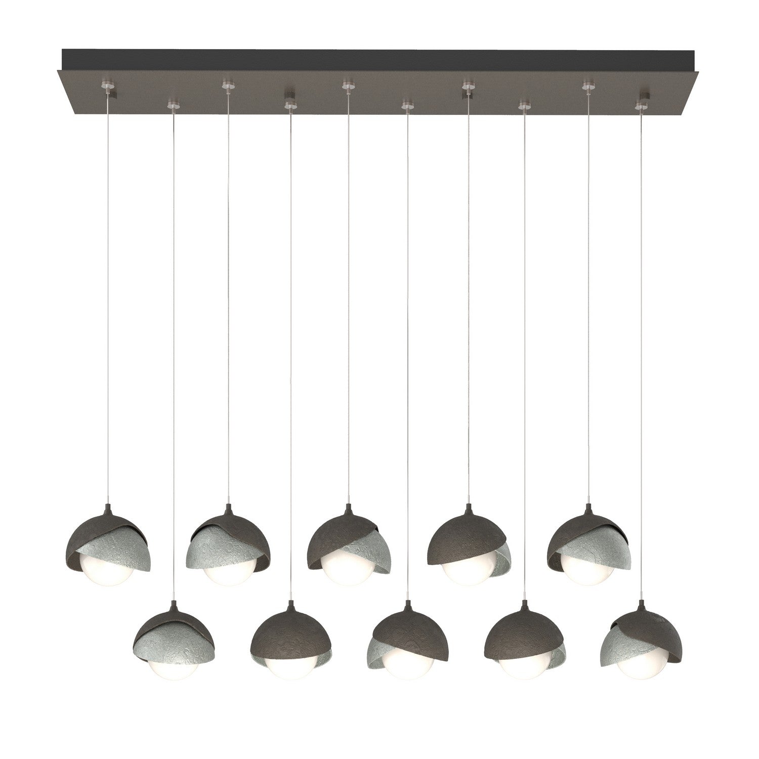 Hubbardton Forge - 131205-SKT-STND-07-82-GG0711 - LED Pendant - Brooklyn - Dark Smoke