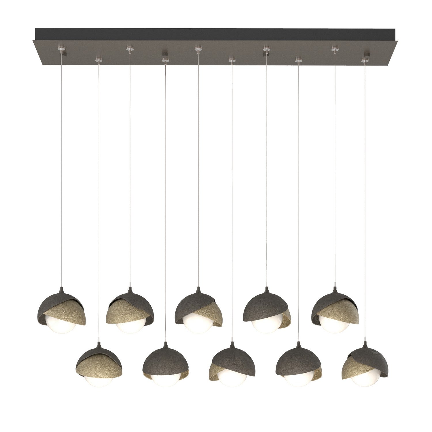 Hubbardton Forge - 131205-SKT-STND-07-84-GG0711 - LED Pendant - Brooklyn - Dark Smoke