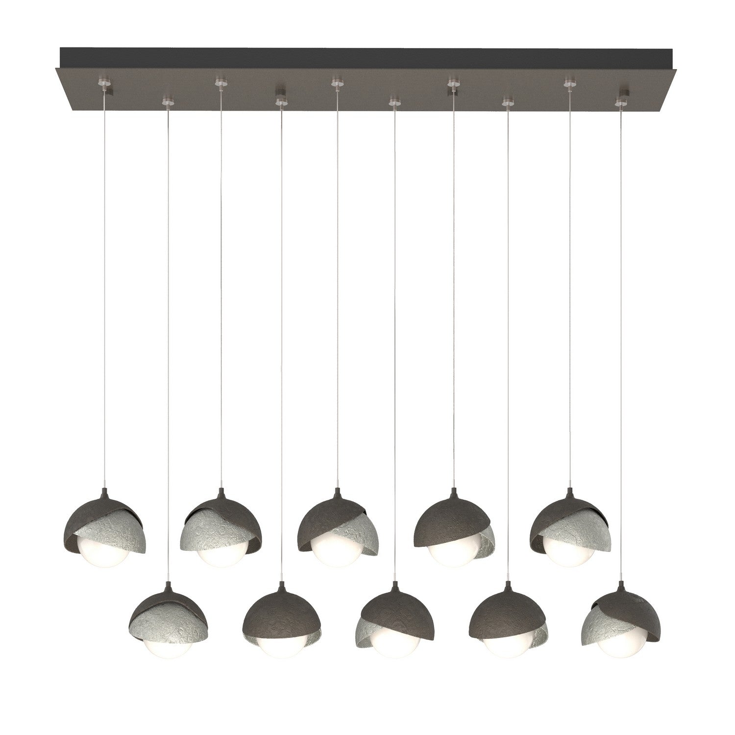 Hubbardton Forge - 131205-SKT-STND-07-85-GG0711 - LED Pendant - Brooklyn - Dark Smoke