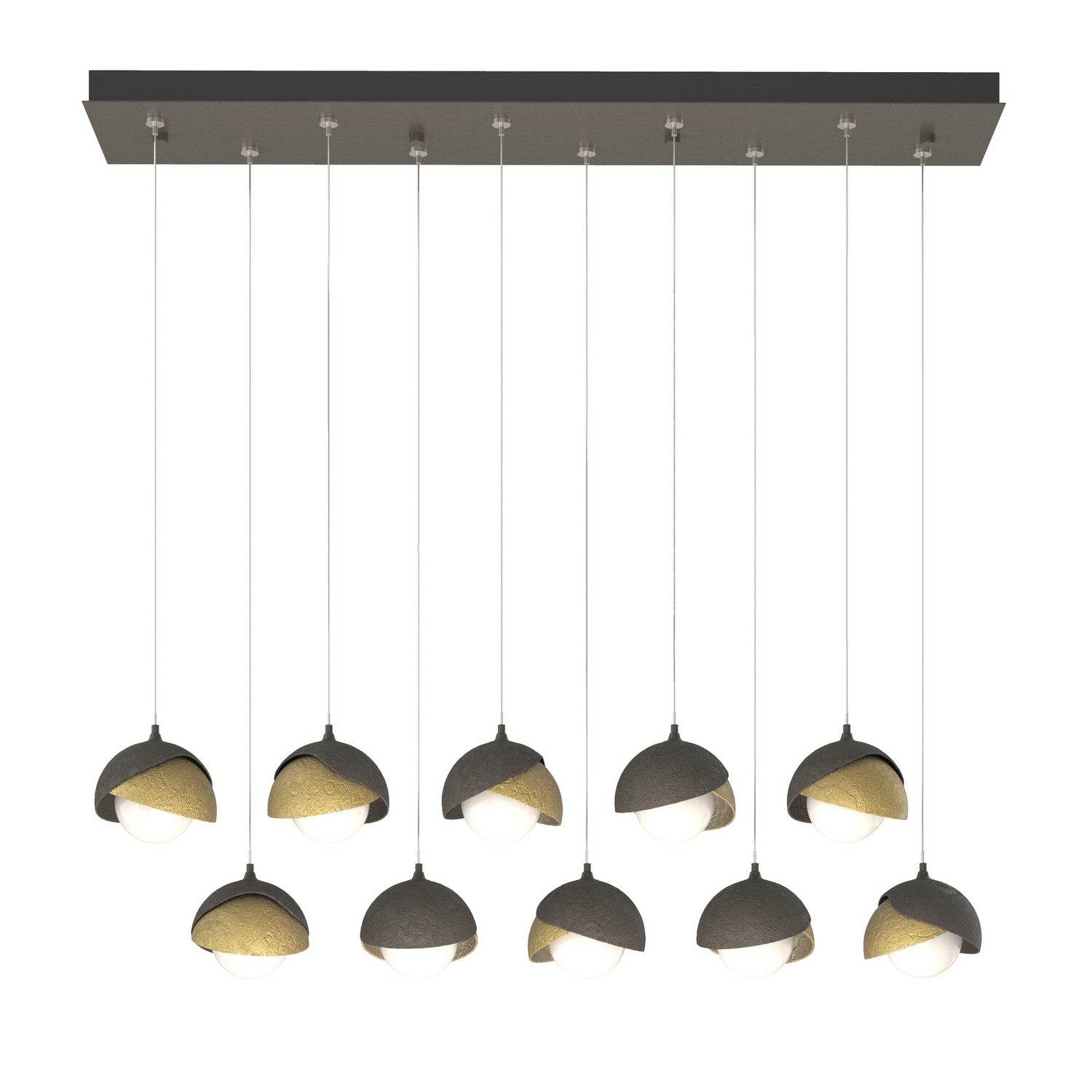Hubbardton Forge - 131205-SKT-STND-07-86-GG0711 - LED Pendant - Brooklyn - Dark Smoke