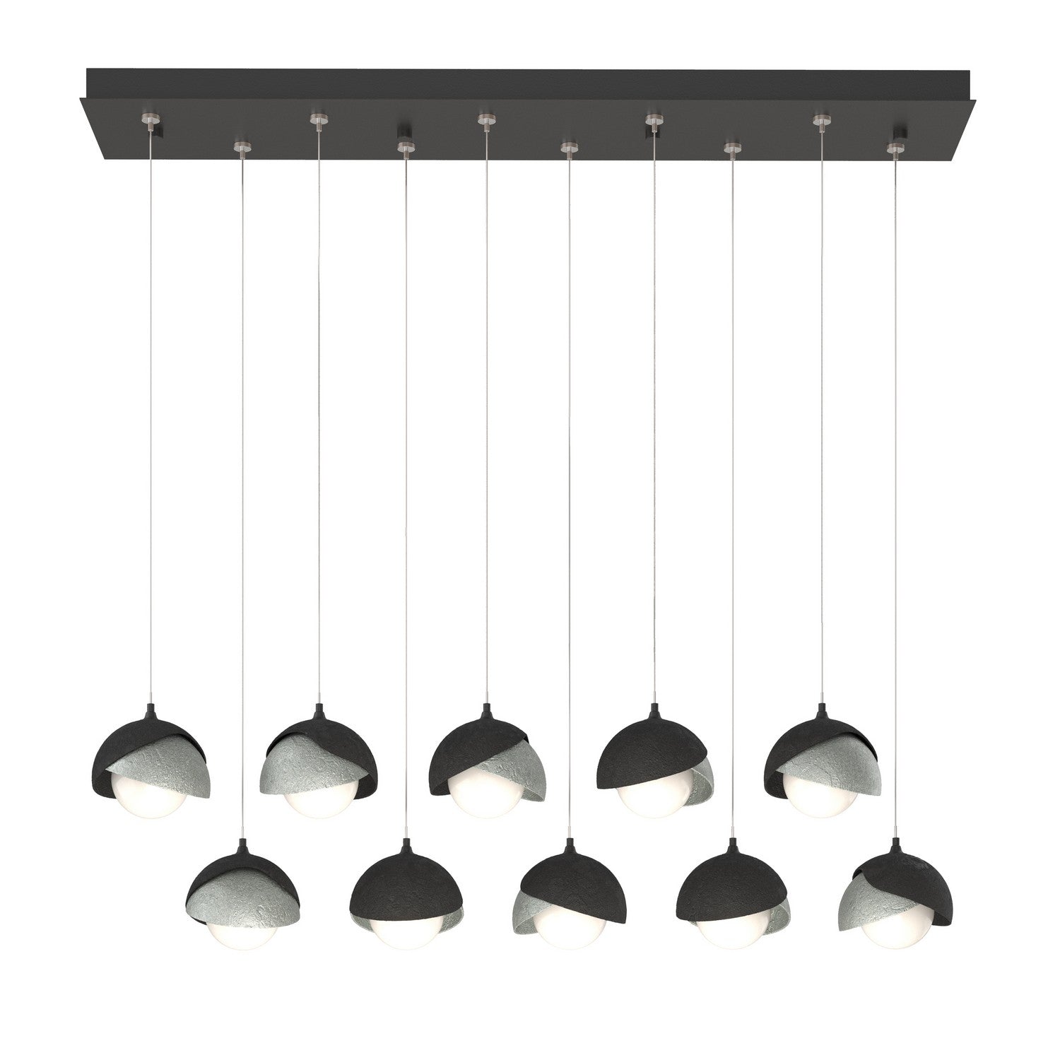 Hubbardton Forge - 131205-SKT-STND-10-82-GG0711 - LED Pendant - Brooklyn - Black
