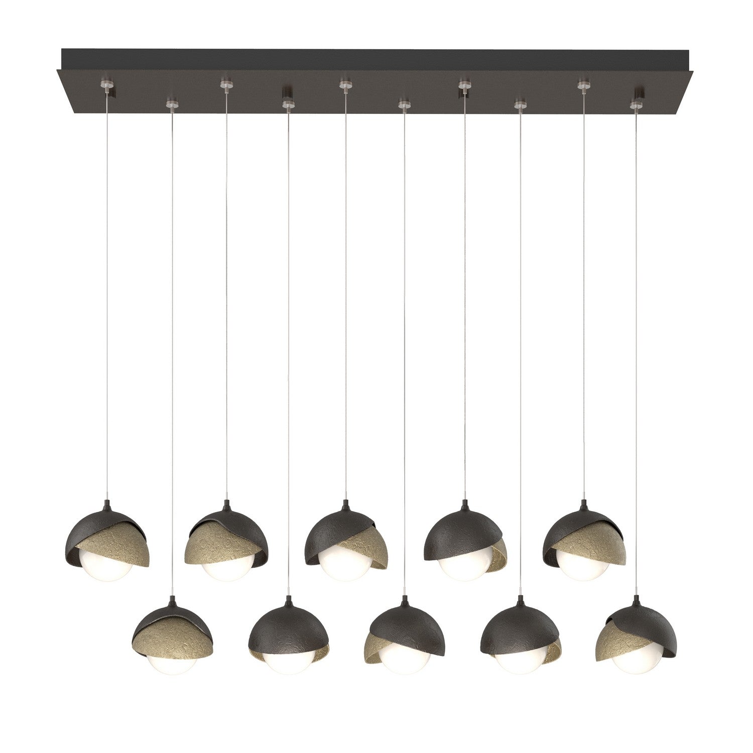 Hubbardton Forge - 131205-SKT-STND-14-84-GG0711 - LED Pendant - Brooklyn - Oil Rubbed Bronze