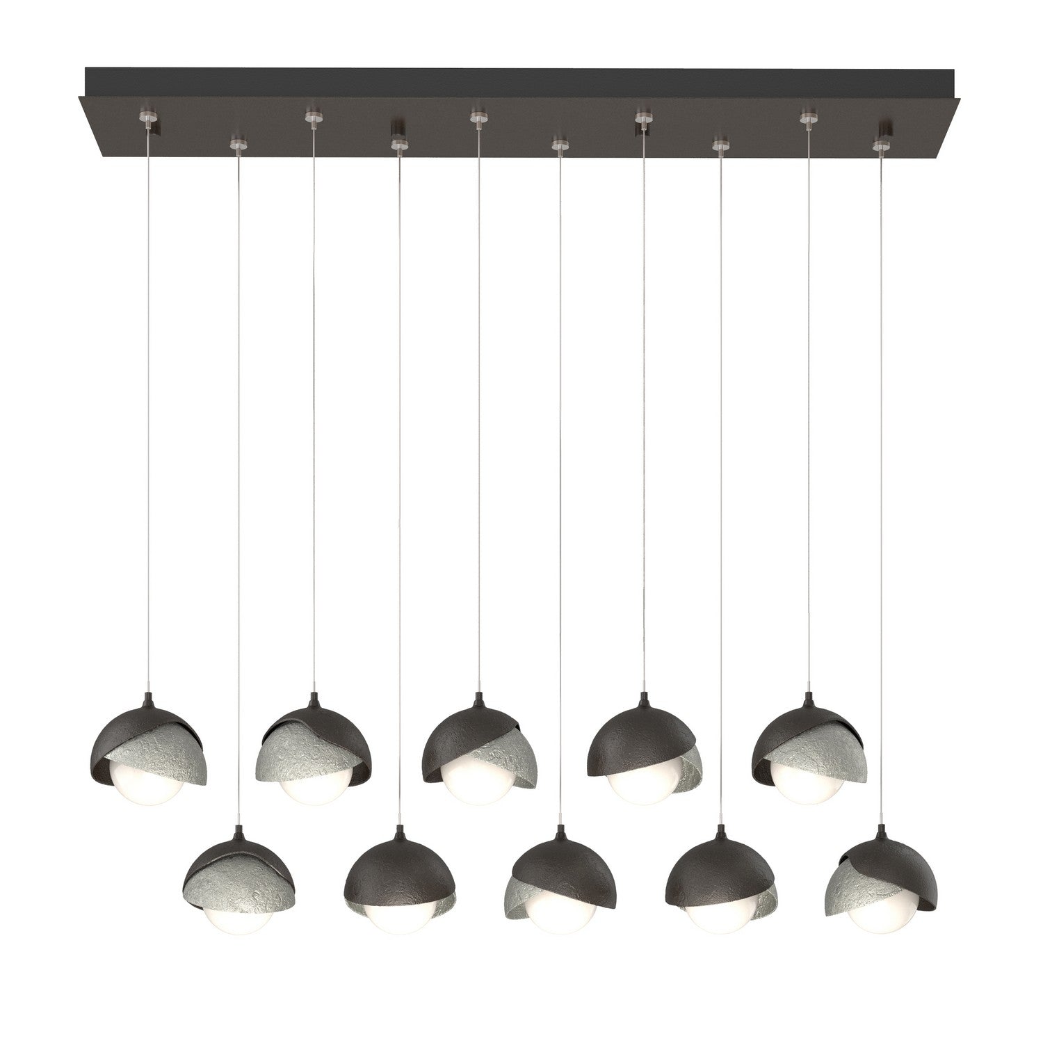 Hubbardton Forge - 131205-SKT-STND-14-85-GG0711 - LED Pendant - Brooklyn - Oil Rubbed Bronze