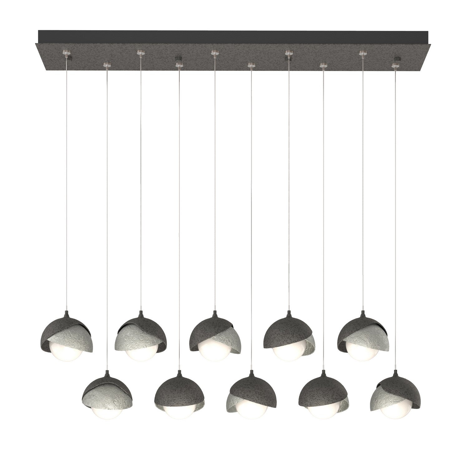 Hubbardton Forge - 131205-SKT-STND-20-85-GG0711 - LED Pendant - Brooklyn - Natural Iron