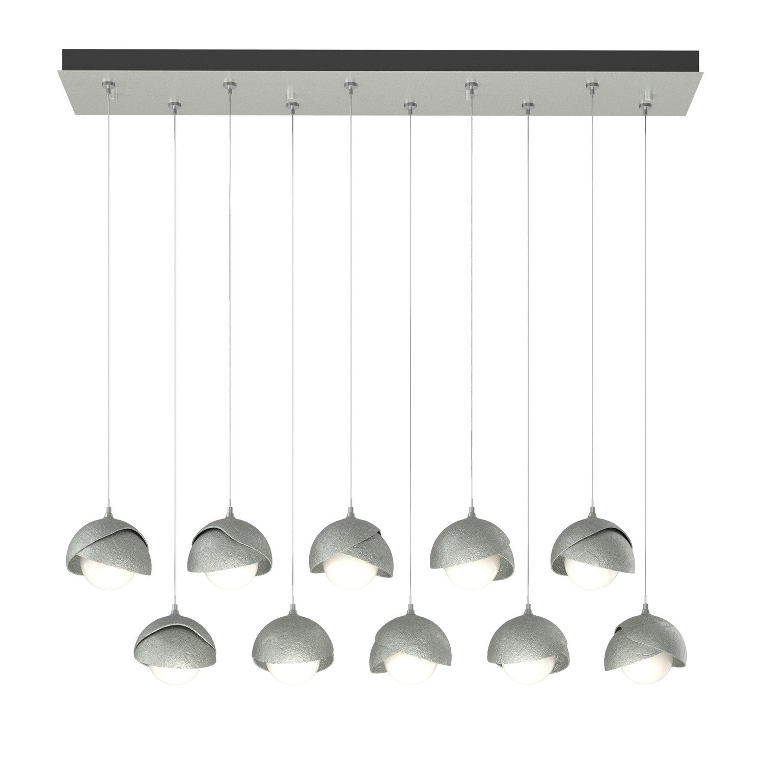 Hubbardton Forge - 131205-SKT-STND-82-82-GG0711 - LED Pendant - Brooklyn - Vintage Platinum