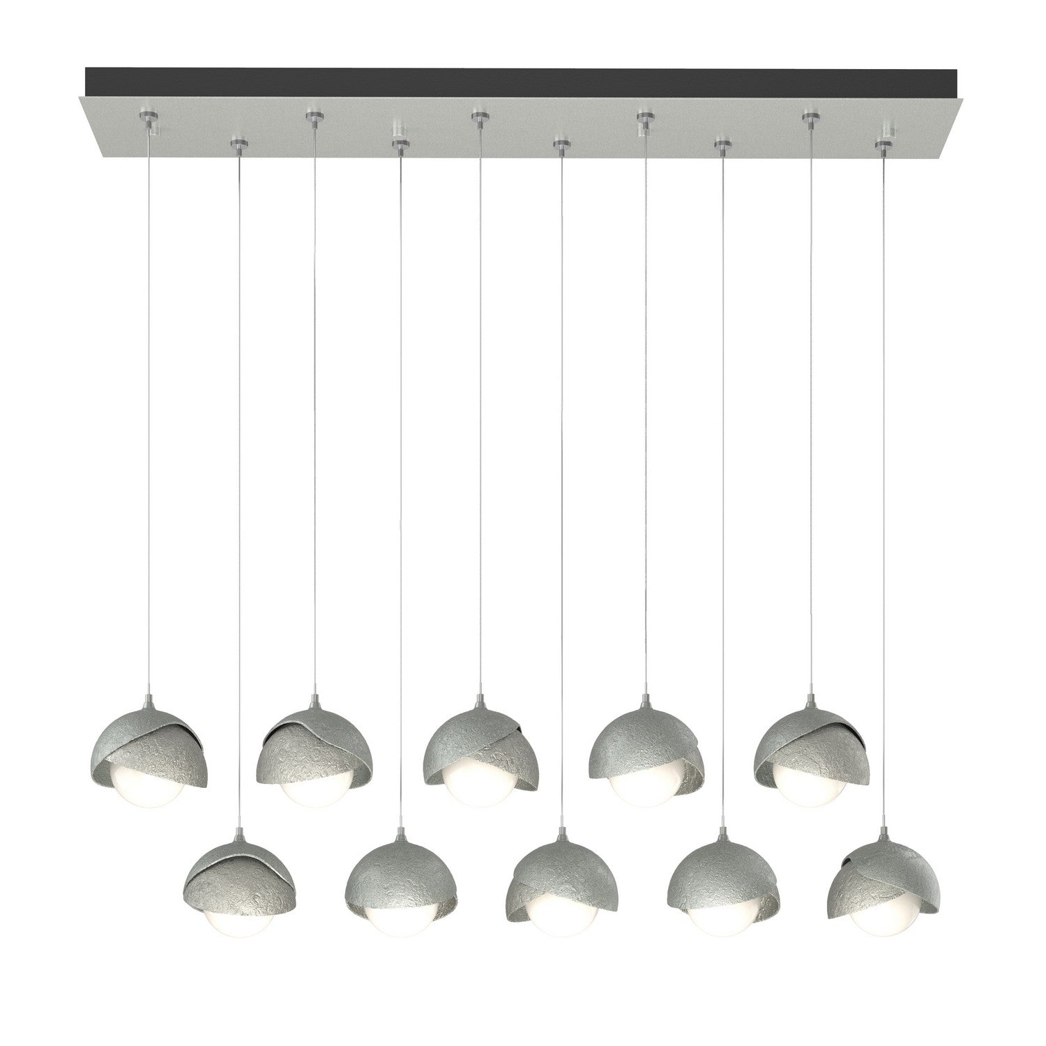 Hubbardton Forge - 131205-SKT-STND-82-85-GG0711 - LED Pendant - Brooklyn - Vintage Platinum