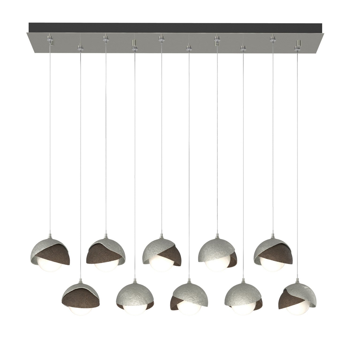 Hubbardton Forge - 131205-SKT-STND-85-05-GG0711 - LED Pendant - Brooklyn - Sterling